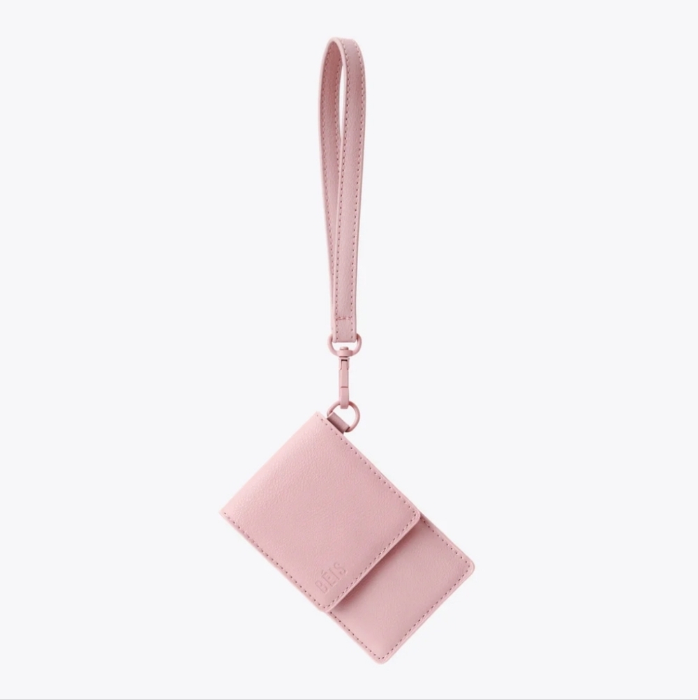 BEIS The ID Wristlet in Atlas Pink